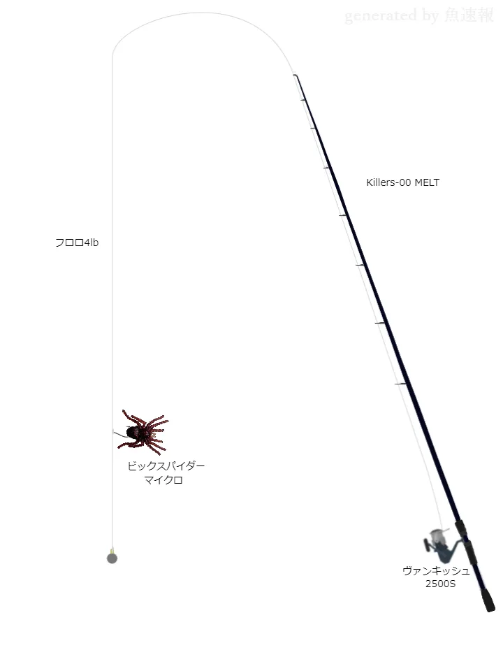 バス釣りに関するタックル、仕掛け図解