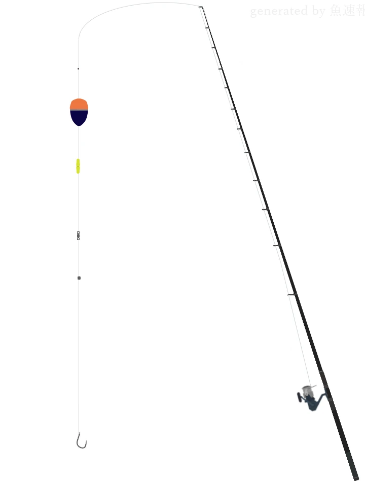 磯釣りに関するタックル、仕掛け図解