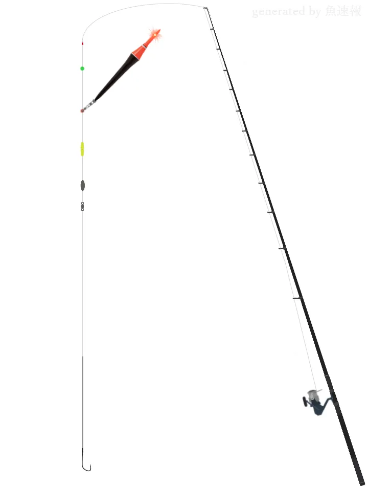 堤防釣りに関するタックル、仕掛け図解