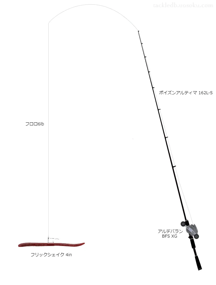 【川島勉】亀山湖フリックシェイク4.8ネコリグ用タックル