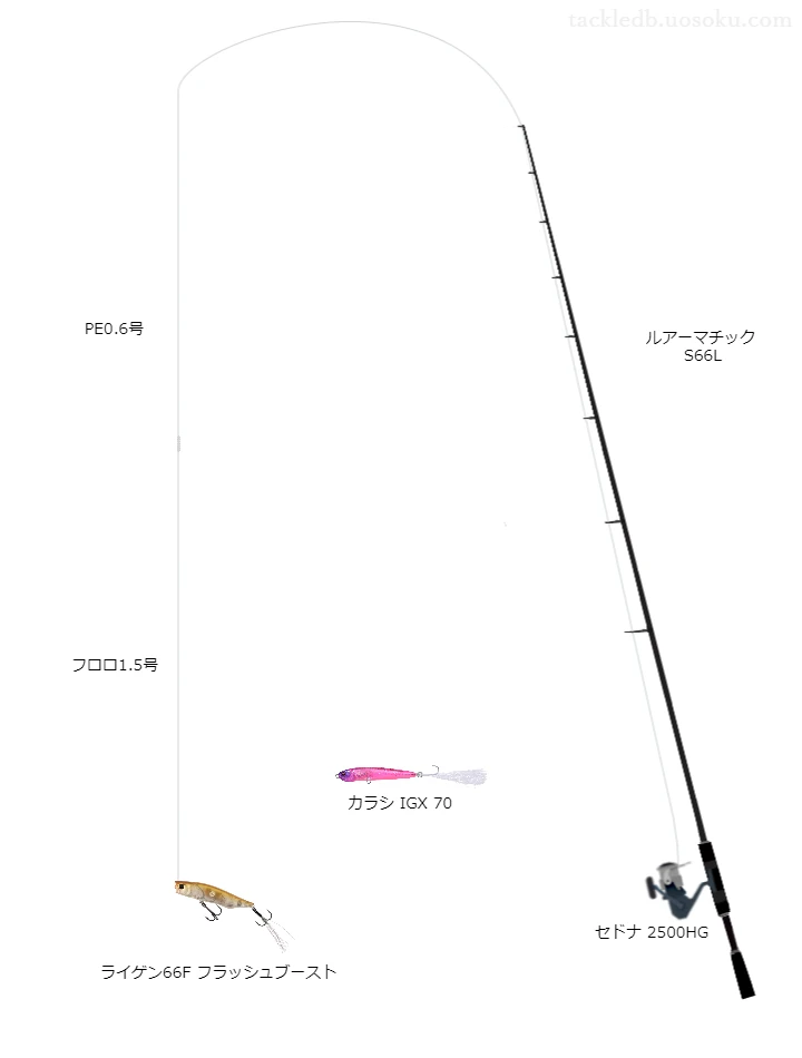 バス釣りに関するタックル、仕掛け図解