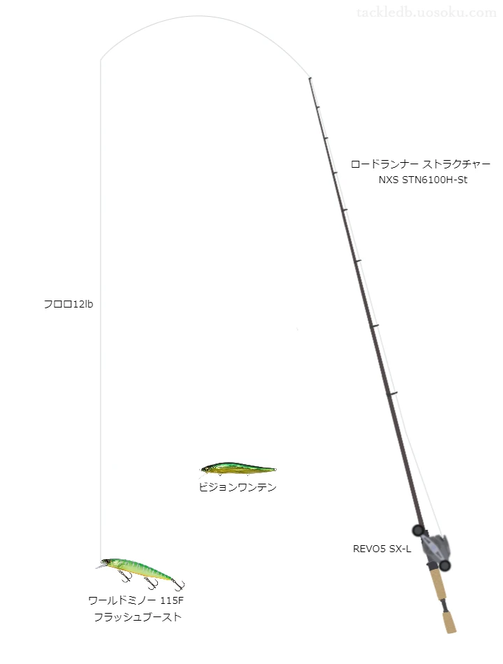 バス釣りに関するタックル、仕掛け図解