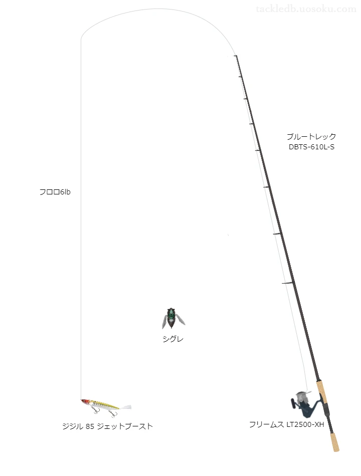 バス釣りに関するタックル、仕掛け図解