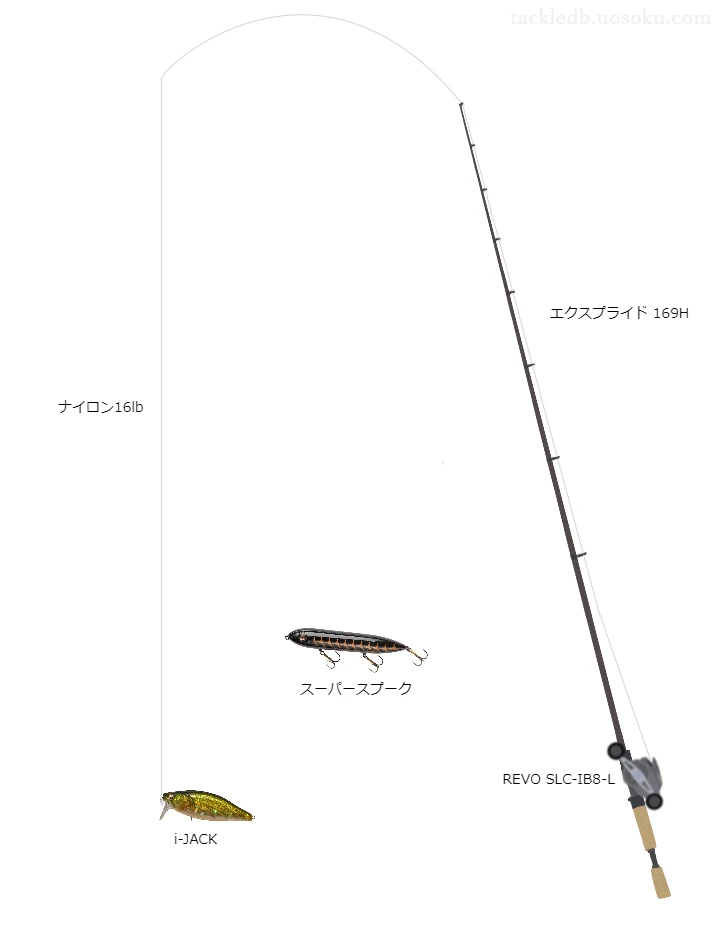 バス釣りに関するタックル、仕掛け図解