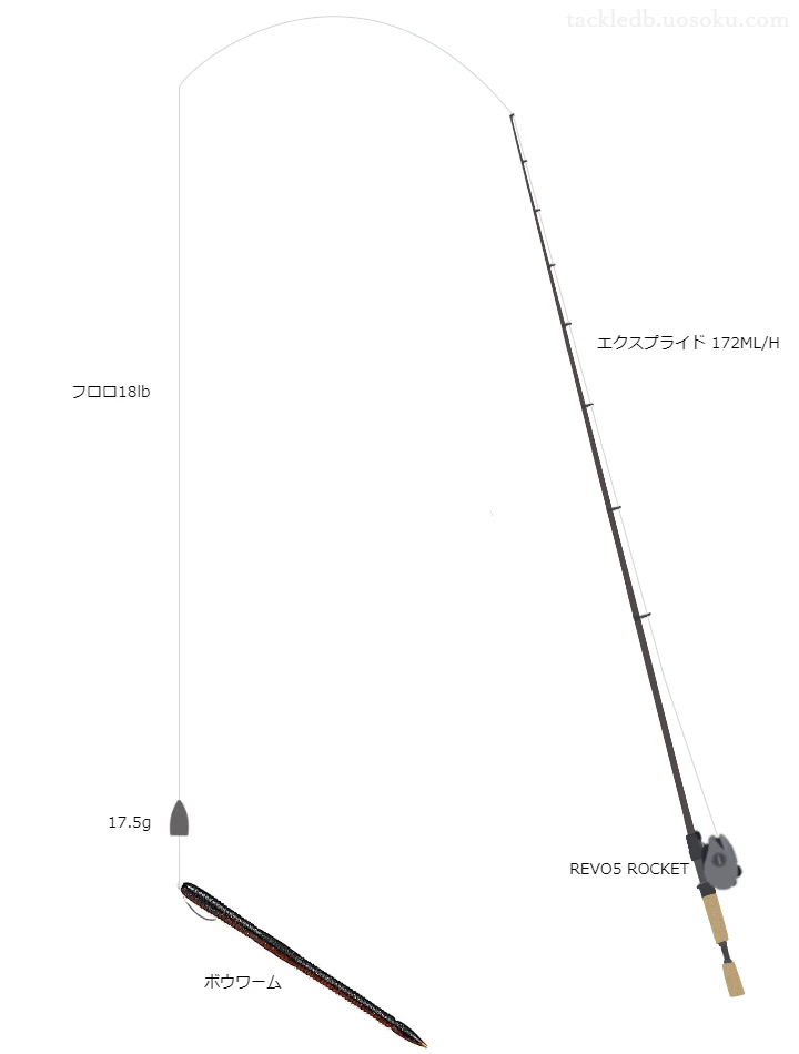 バス釣りに関するタックル、仕掛け図解