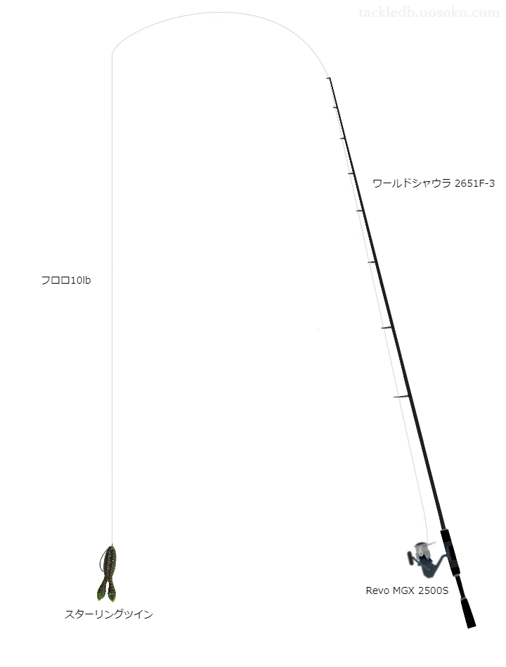 バス釣りに関するタックル、仕掛け図解