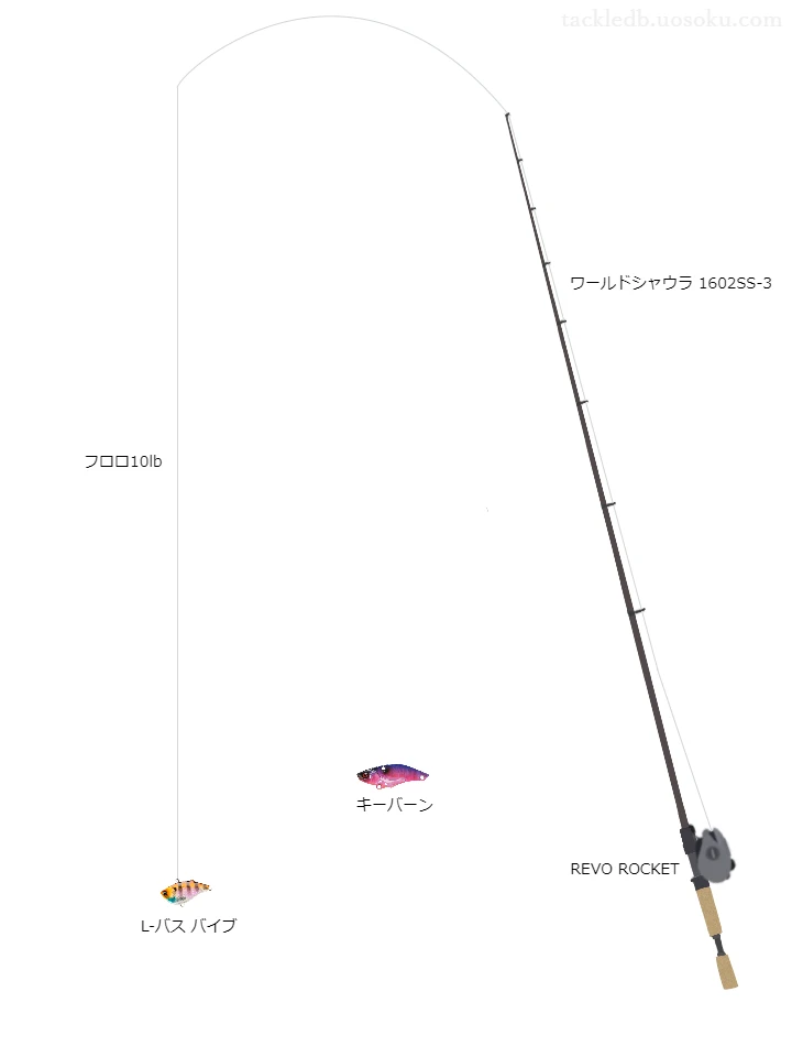 バス釣りに関するタックル、仕掛け図解