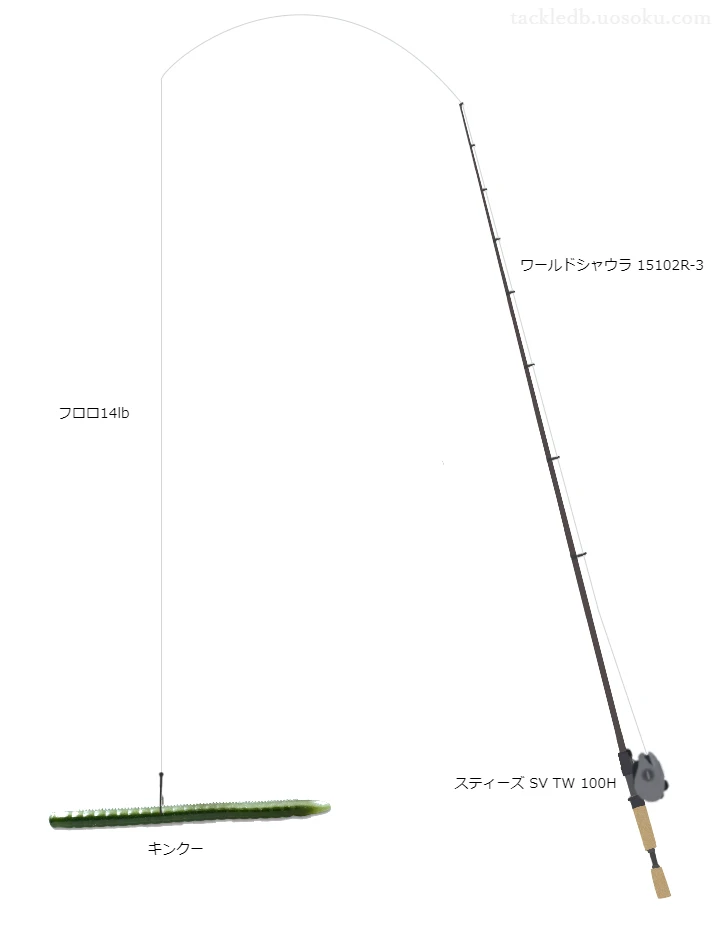 バス釣りに関するタックル、仕掛け図解