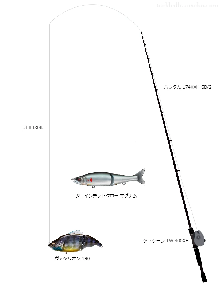 バス釣りに関するタックル、仕掛け図解