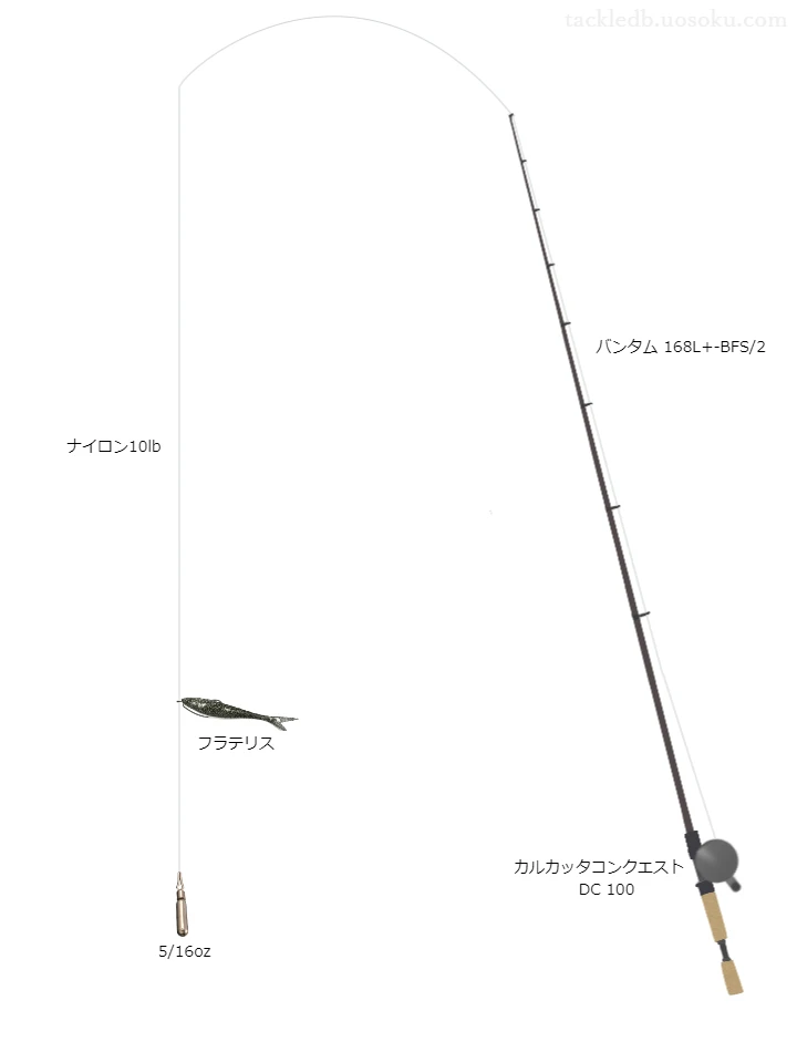 バス釣りに関するタックル、仕掛け図解