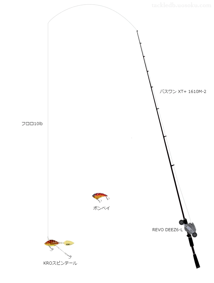 バス釣りに関するタックル、仕掛け図解