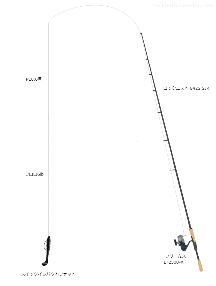 バス釣りに関するタックル、仕掛け図解