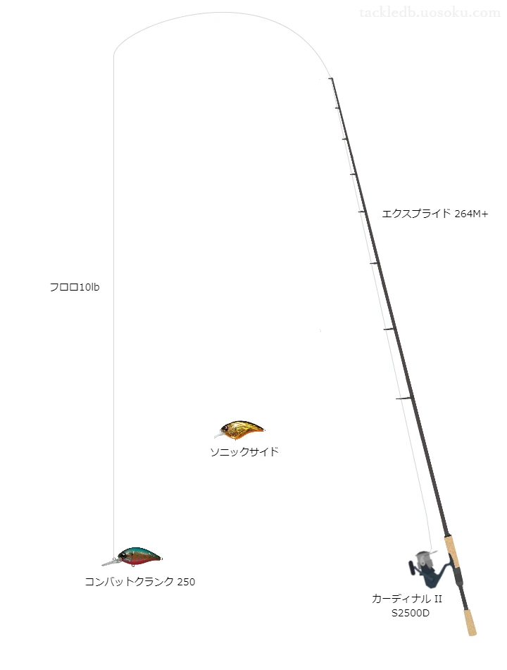 バス釣りに関するタックル、仕掛け図解