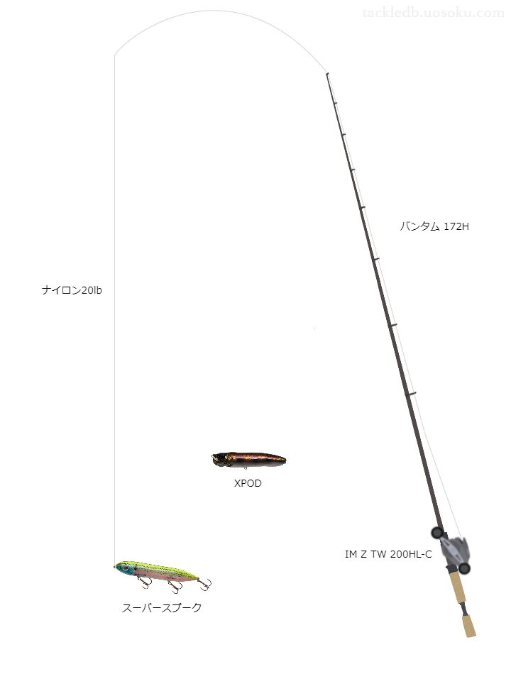 バス釣りに関するタックル、仕掛け図解