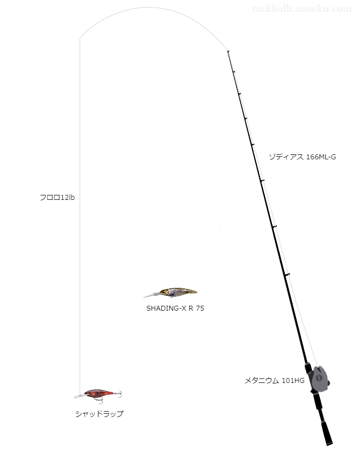 バス釣りに関するタックル、仕掛け図解