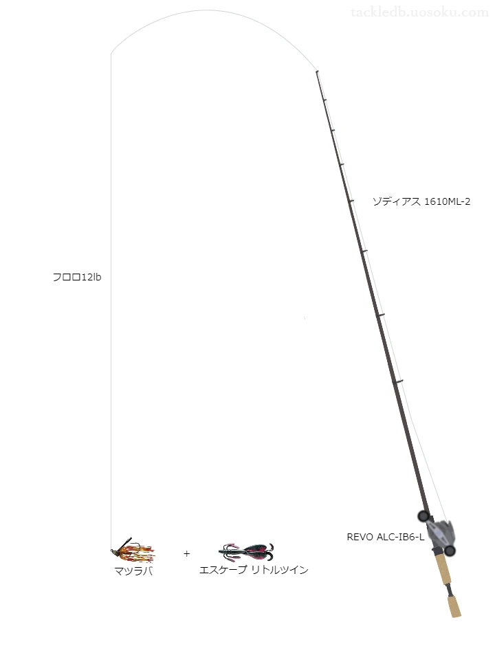 バス釣りに関するタックル、仕掛け図解