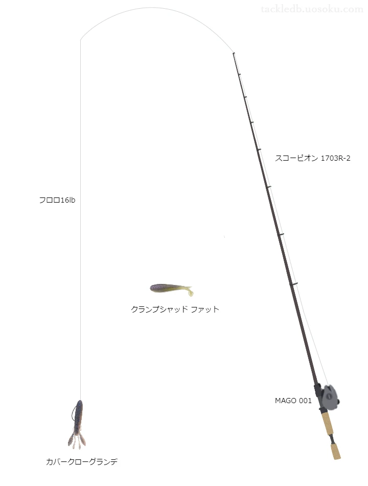 バス釣りに関するタックル、仕掛け図解