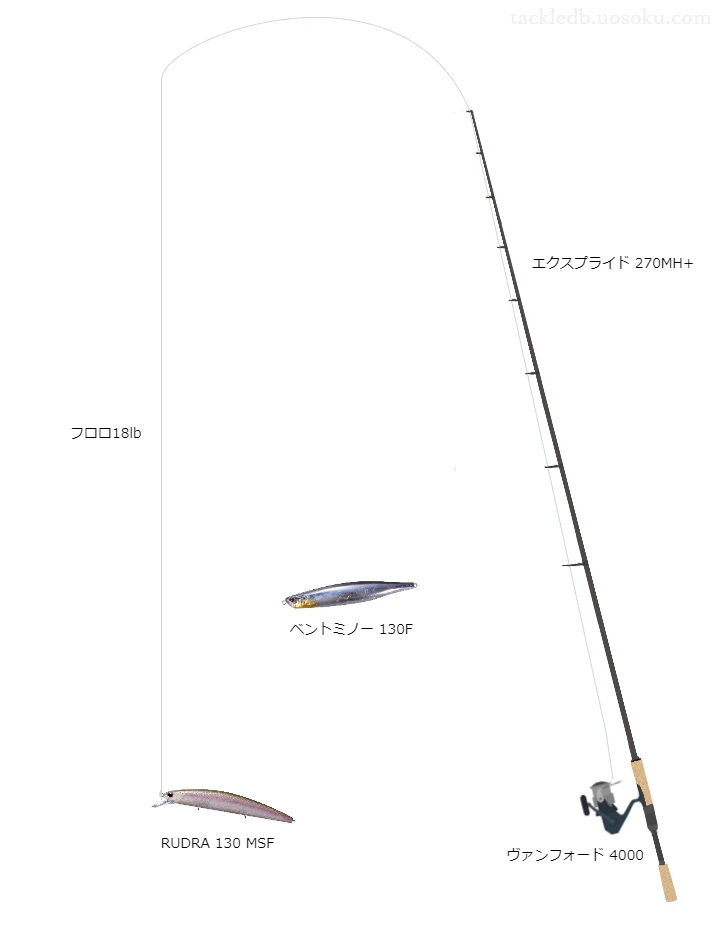 バス釣りに関するタックル、仕掛け図解