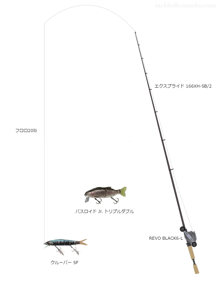 バス釣りに関するタックル、仕掛け図解