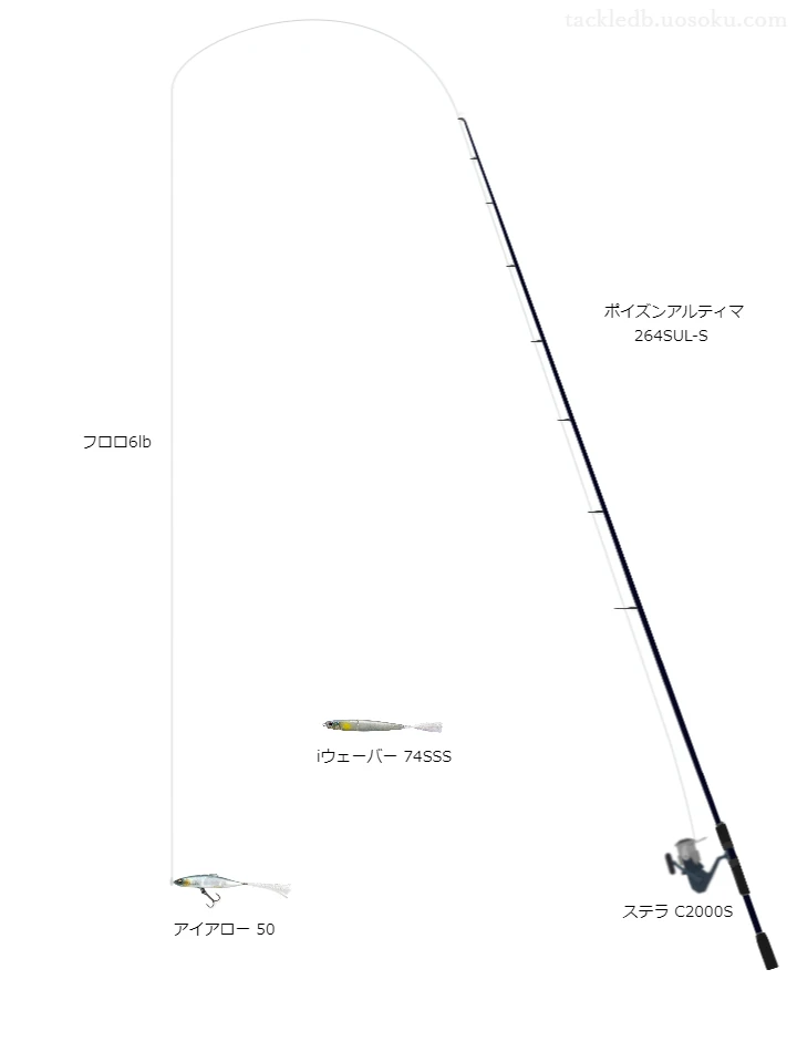 バス釣りに関するタックル、仕掛け図解