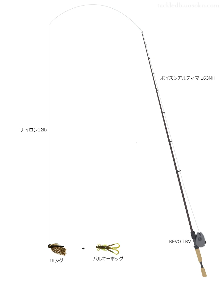 バス釣りに関するタックル、仕掛け図解