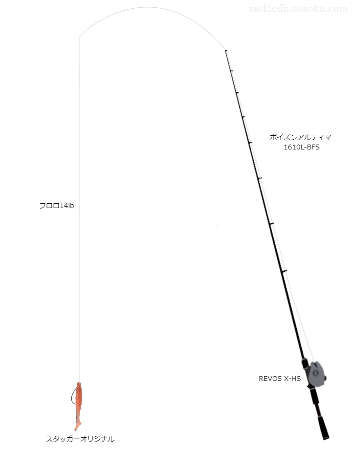 バス釣りに関するタックル、仕掛け図解