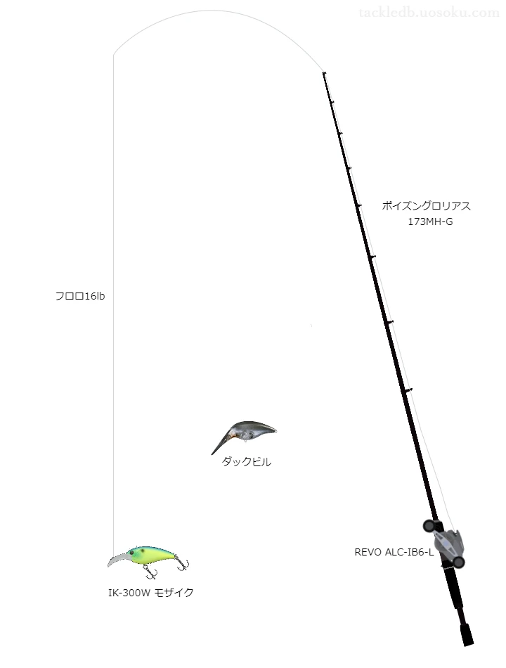 バス釣りに関するタックル、仕掛け図解