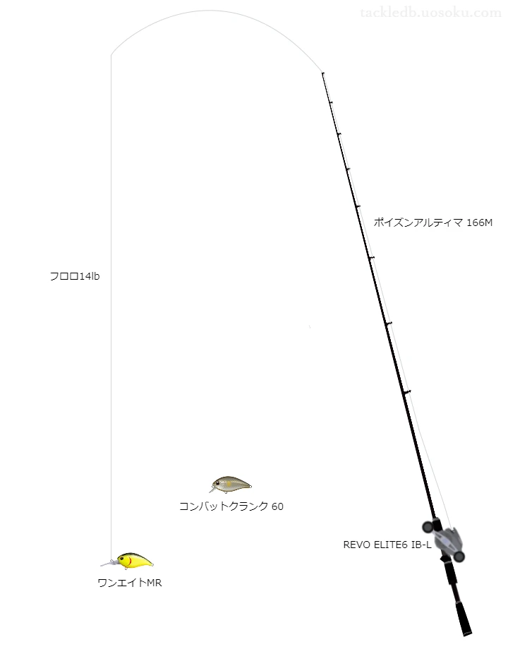 バス釣りに関するタックル、仕掛け図解