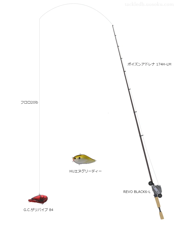 バス釣りに関するタックル、仕掛け図解