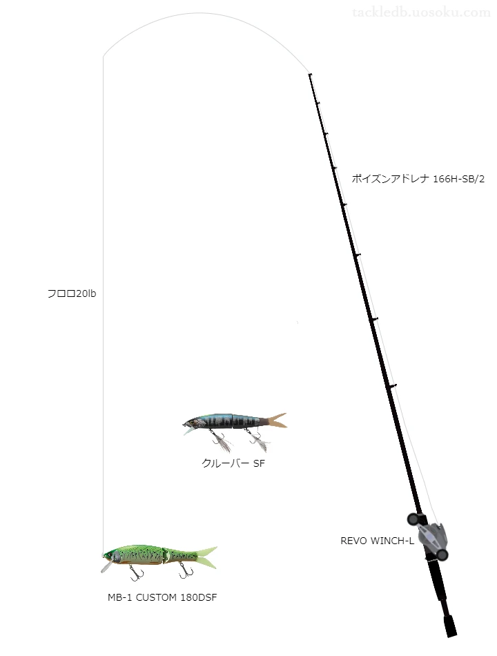 バス釣りに関するタックル、仕掛け図解