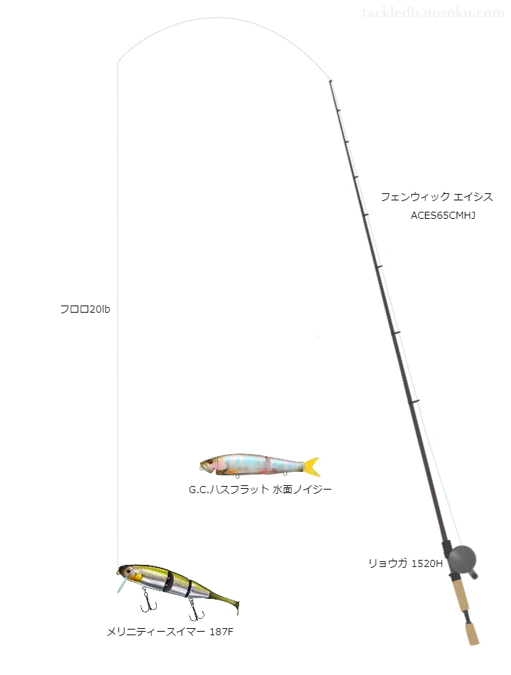 バス釣りに関するタックル、仕掛け図解