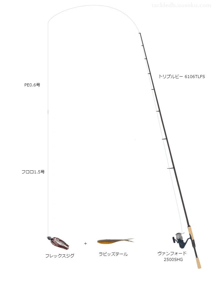 バス釣りに関するタックル、仕掛け図解