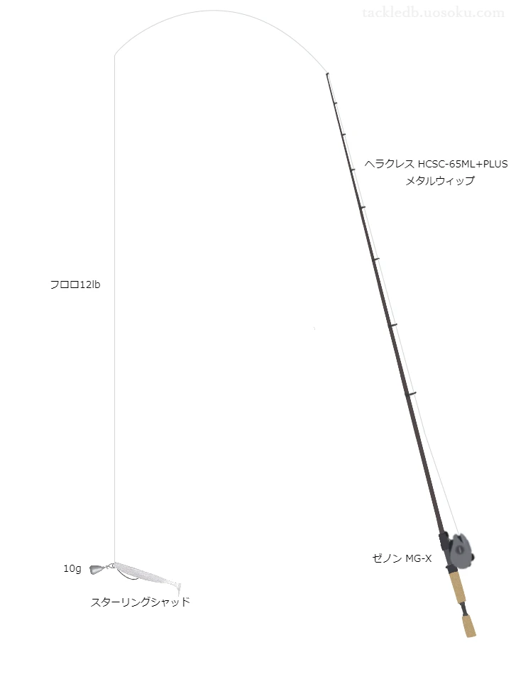 バス釣りに関するタックル、仕掛け図解