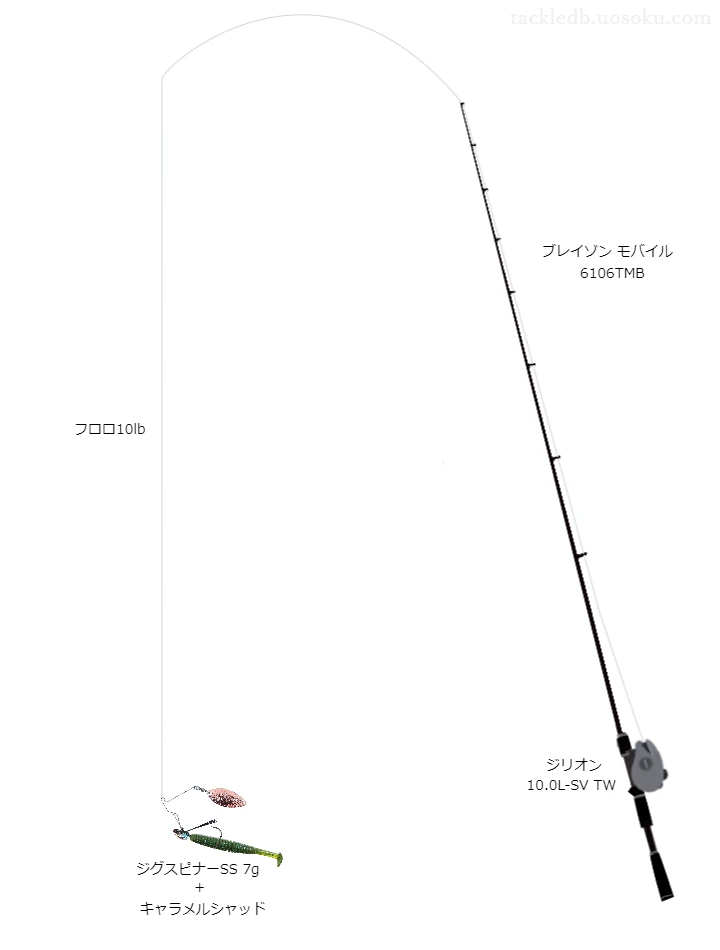 バス釣りに関するタックル、仕掛け図解