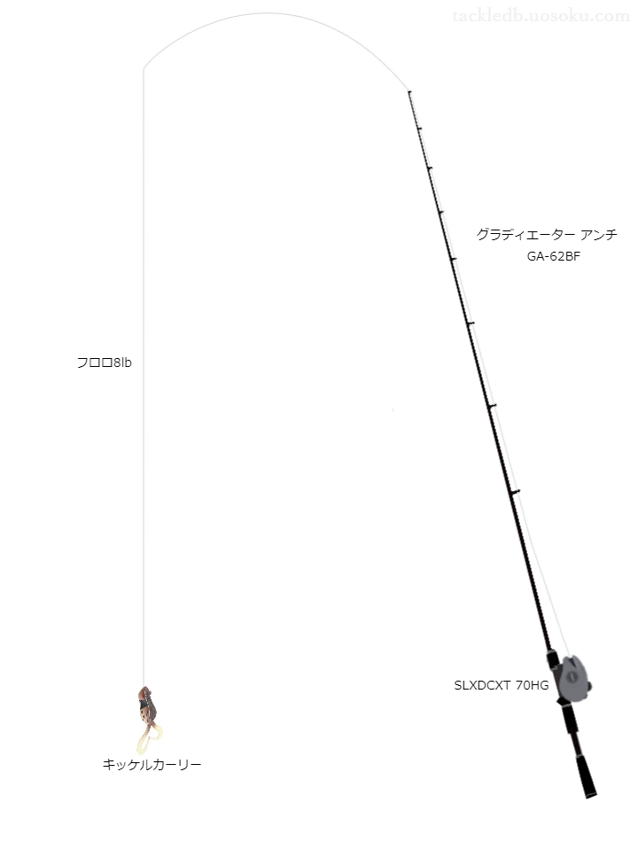 バス釣りに関するタックル、仕掛け図解