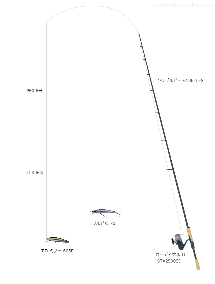 バス釣りに関するタックル、仕掛け図解