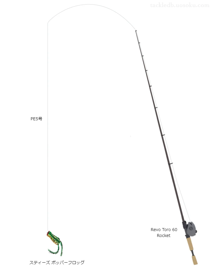 バス釣りに関するタックル、仕掛け図解