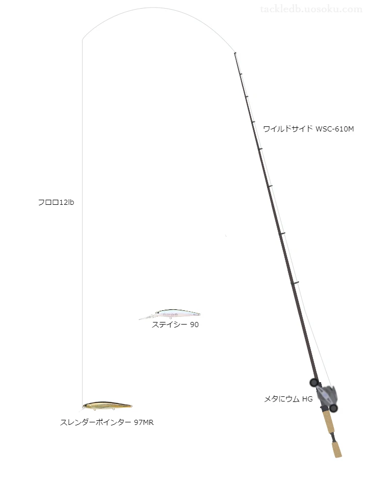 【片倉ダム】スレンダーポインター 97MR用タックル