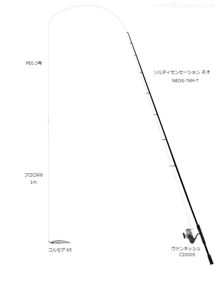 アジングに関するタックル、仕掛け図解