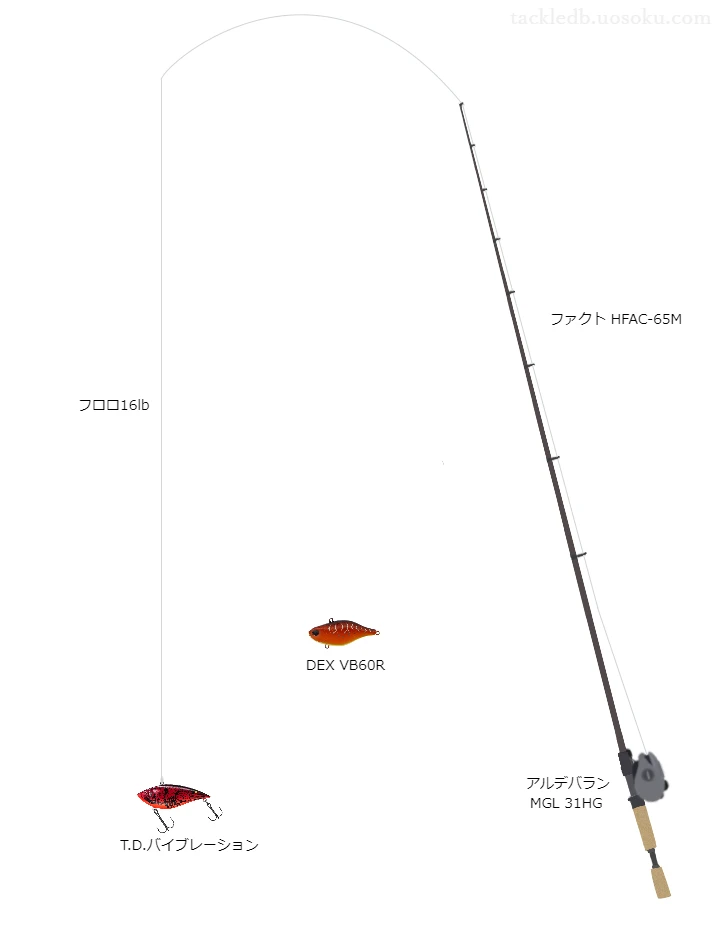 バス釣りに関するタックル、仕掛け図解