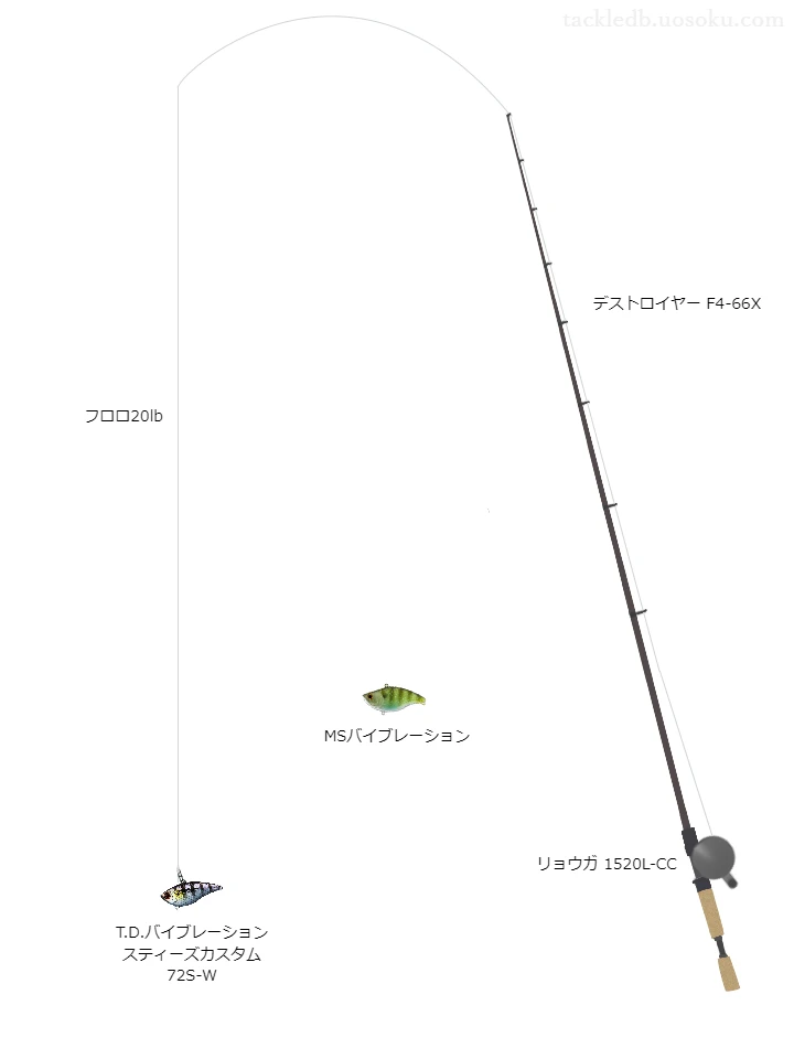 バス釣りに関するタックル、仕掛け図解