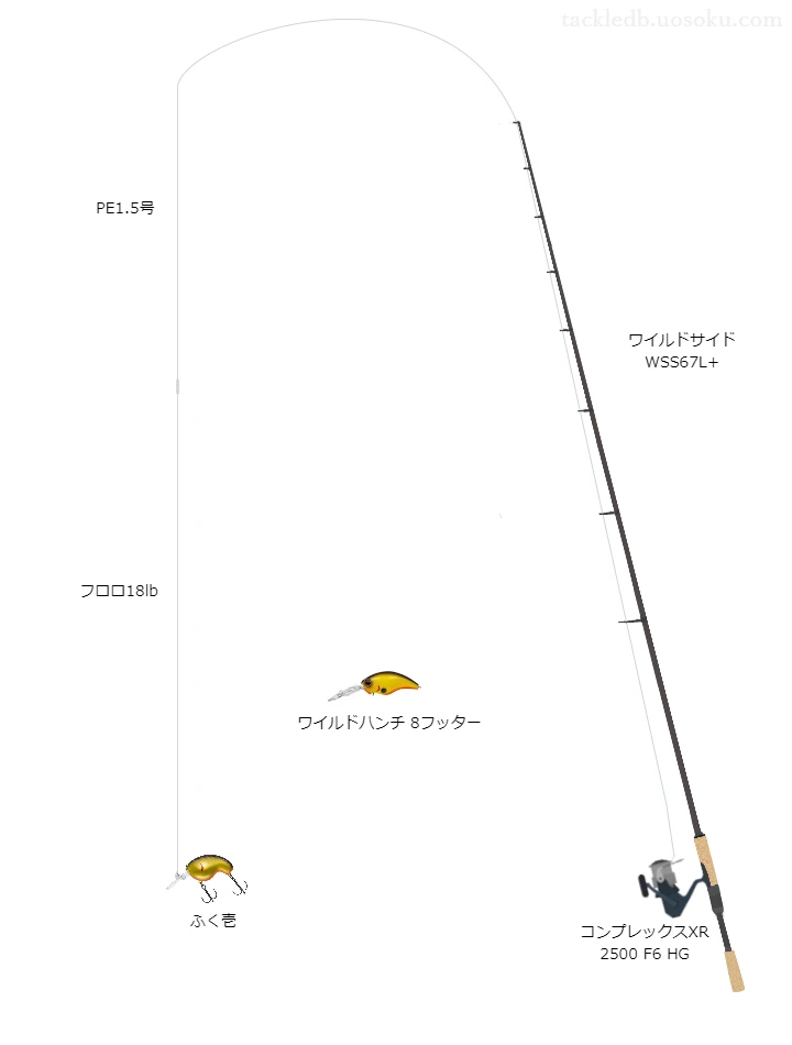 バス釣りに関するタックル、仕掛け図解