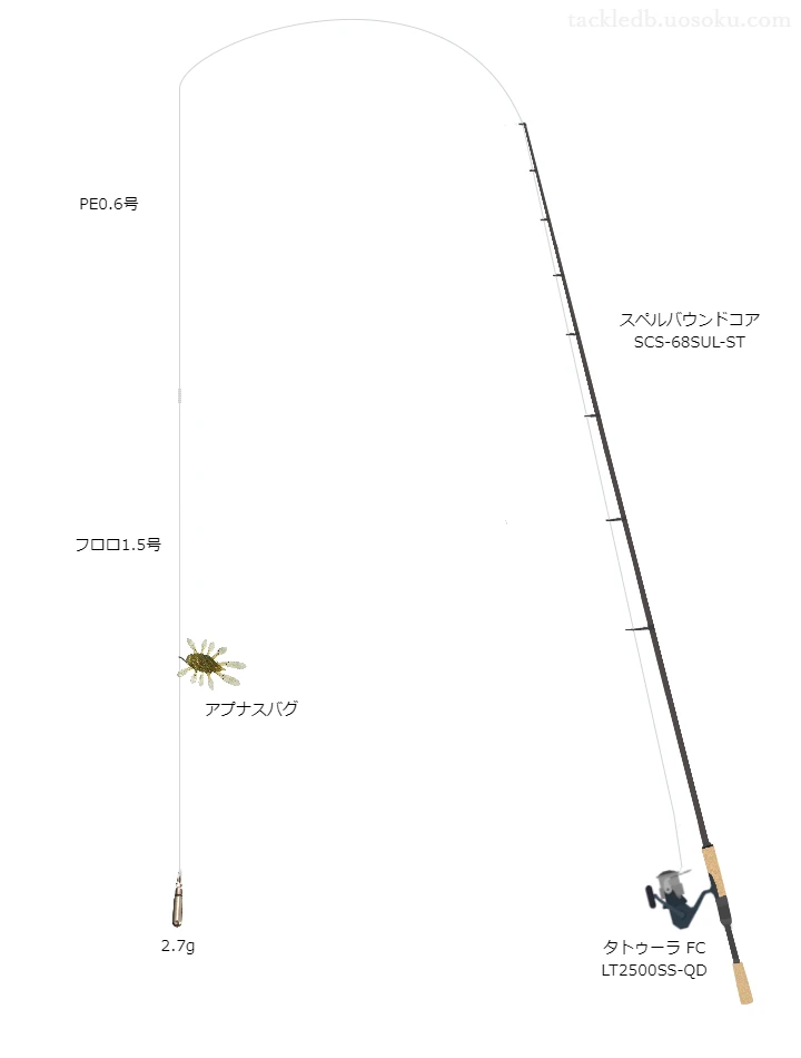 バス釣りに関するタックル、仕掛け図解