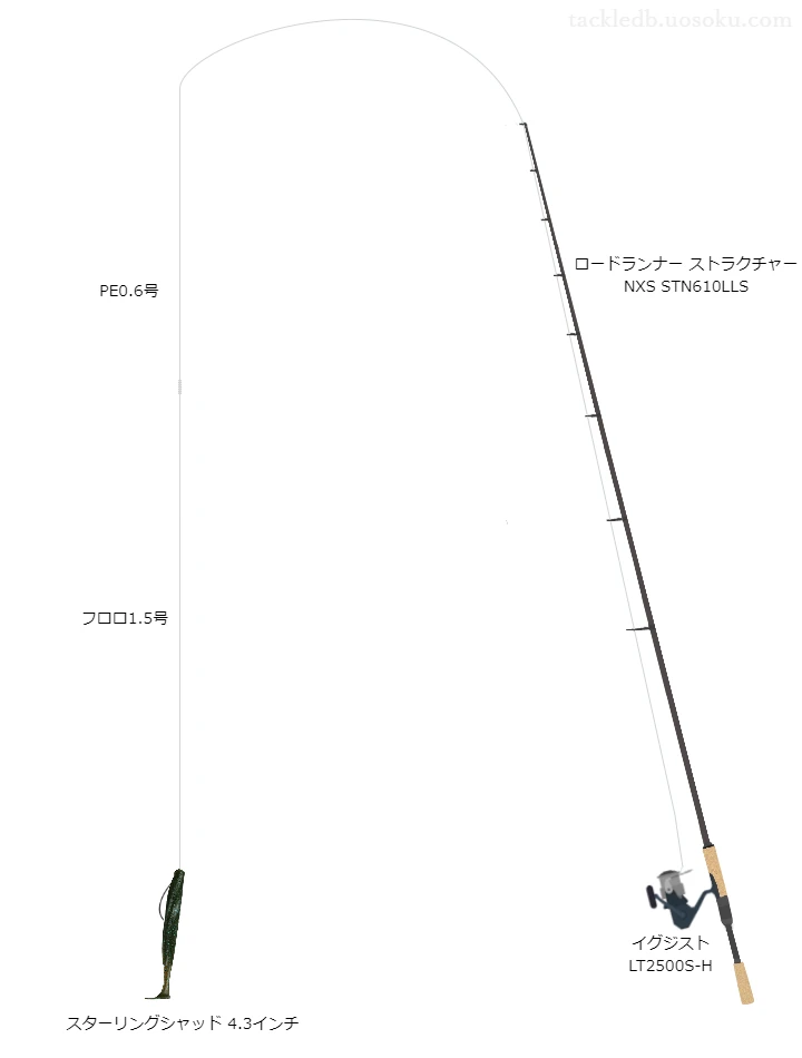 バス釣りに関するタックル、仕掛け図解