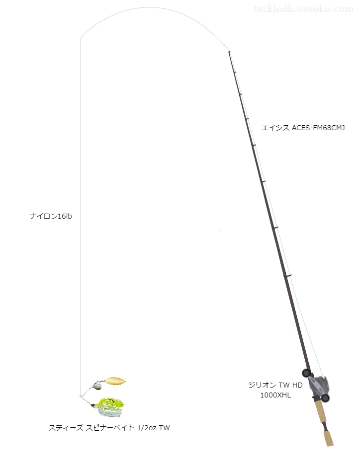 バス釣りに関するタックル、仕掛け図解