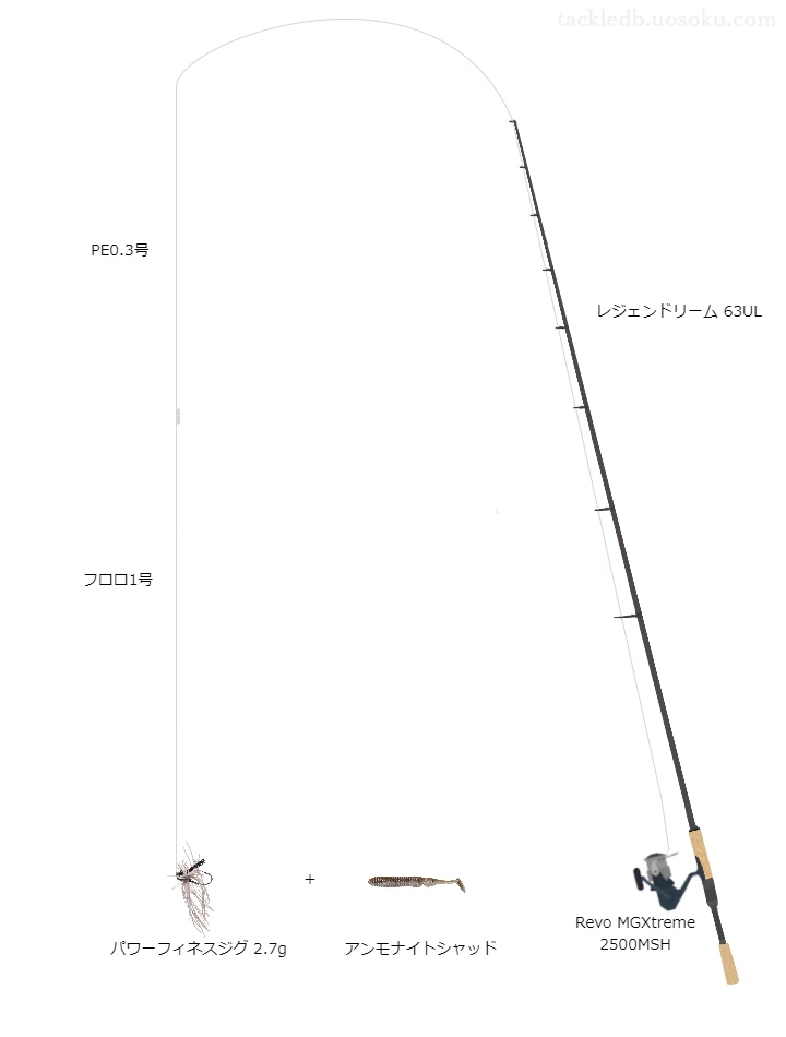 バス釣りに関するタックル、仕掛け図解