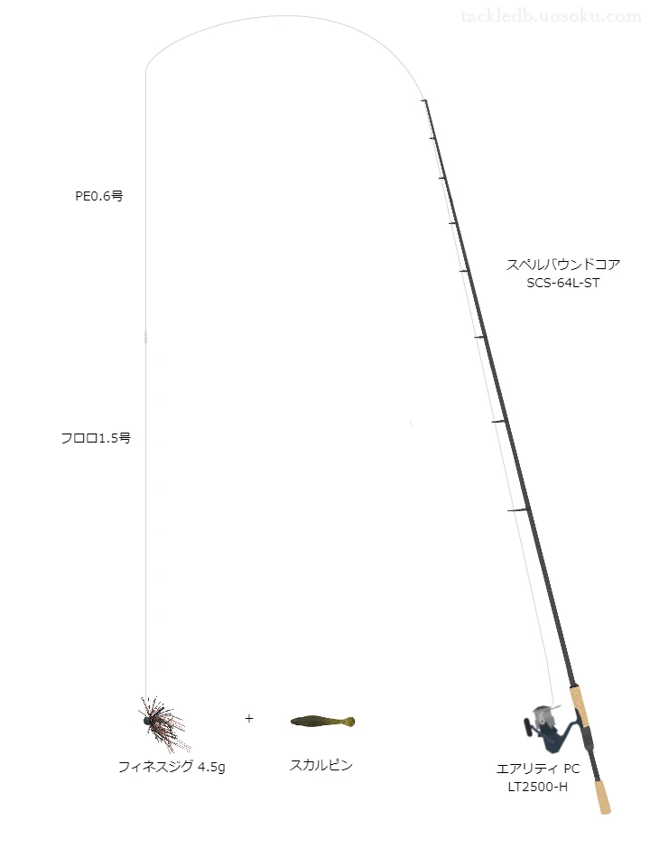 バス釣りに関するタックル、仕掛け図解