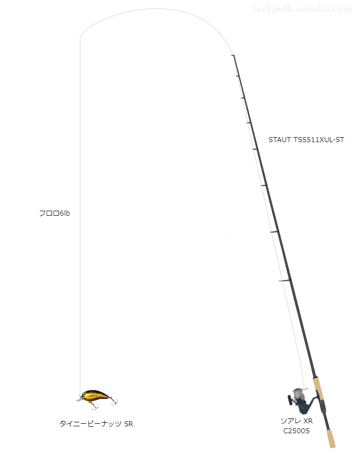 フィネスブレイブZ6lbをソアレXRC2500Sと共に使用したバスタックル【仮想インプレ】