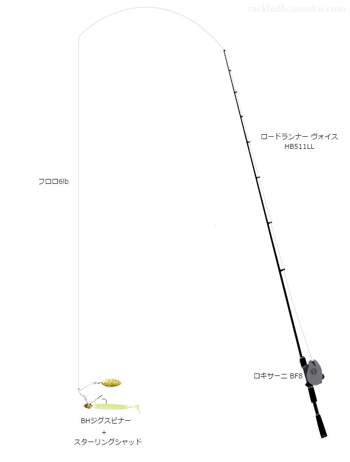 バス釣りに関するタックル、仕掛け図解