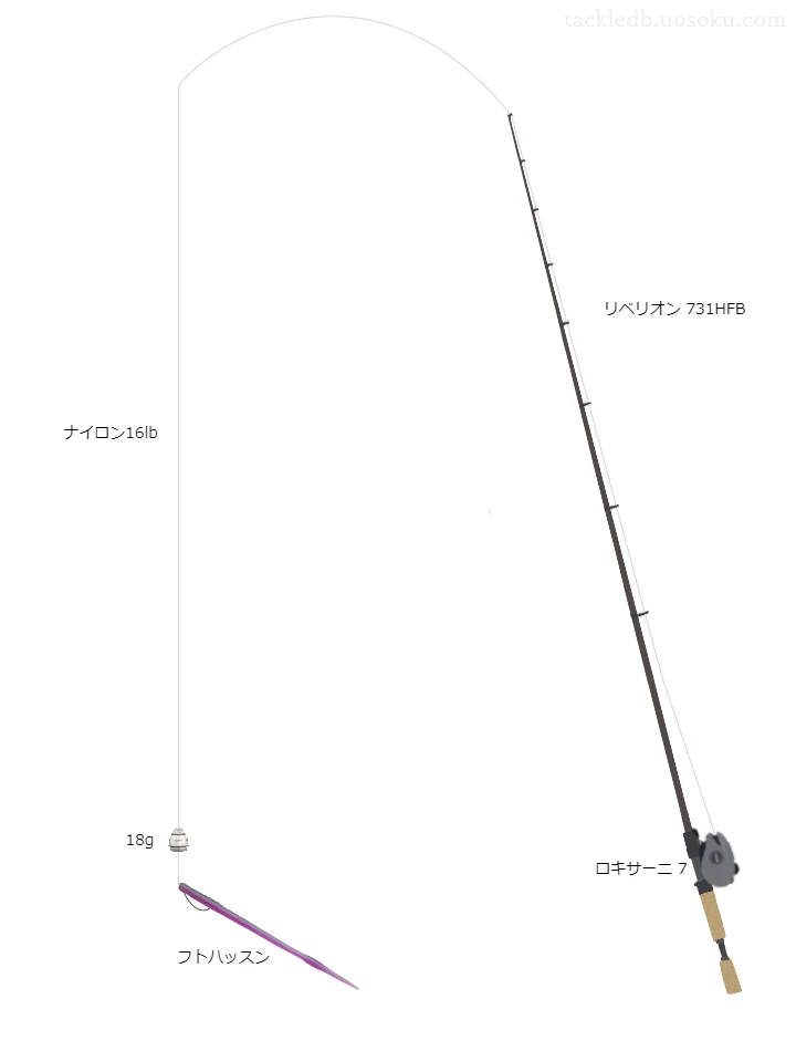 バス釣りに関するタックル、仕掛け図解